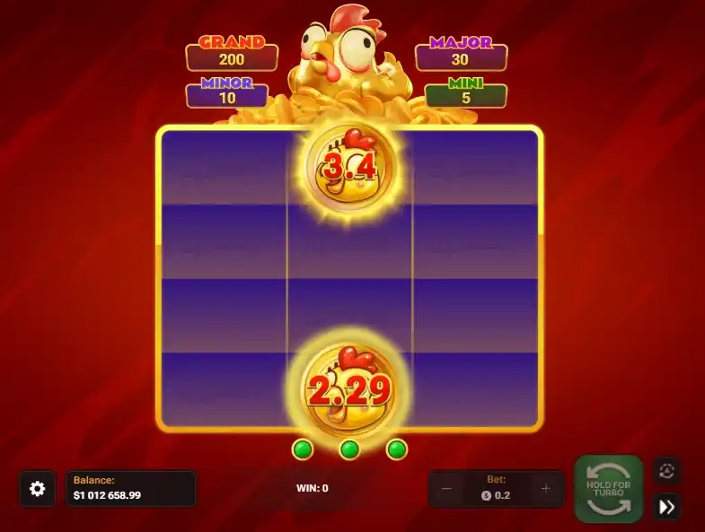 Chicken Coin Hold & Win Bonus Feature